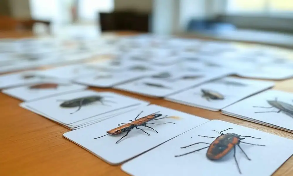 AR Flashcards для изучения насекомых