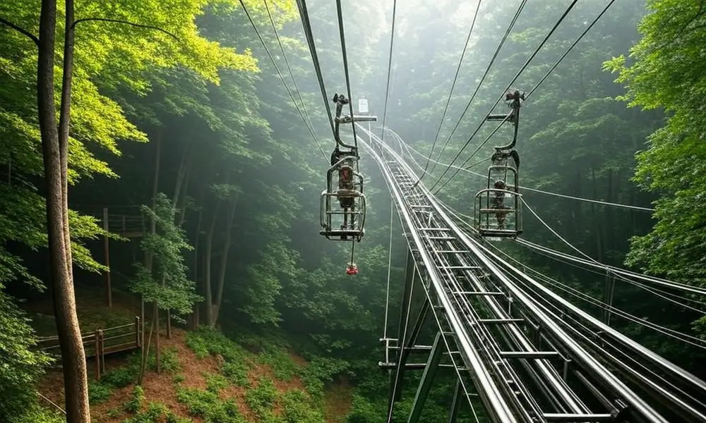Аттракцион ZipLiner: описание и установка