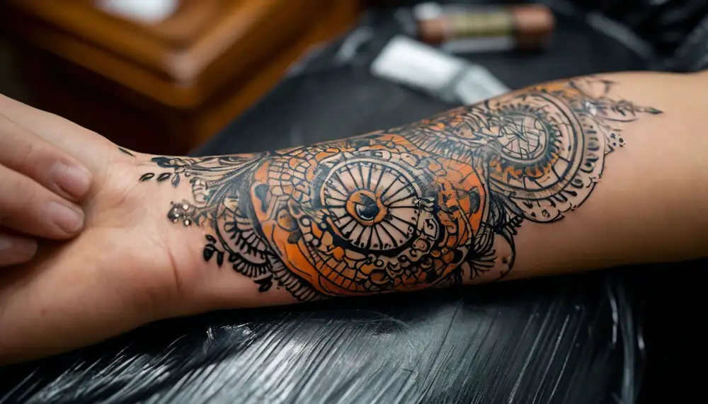 Безвредные временные татуировки