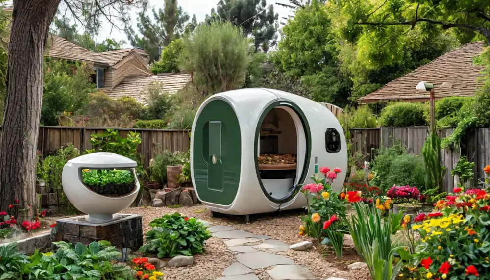 Биотуалет с самоочисткой на солнечных батареях