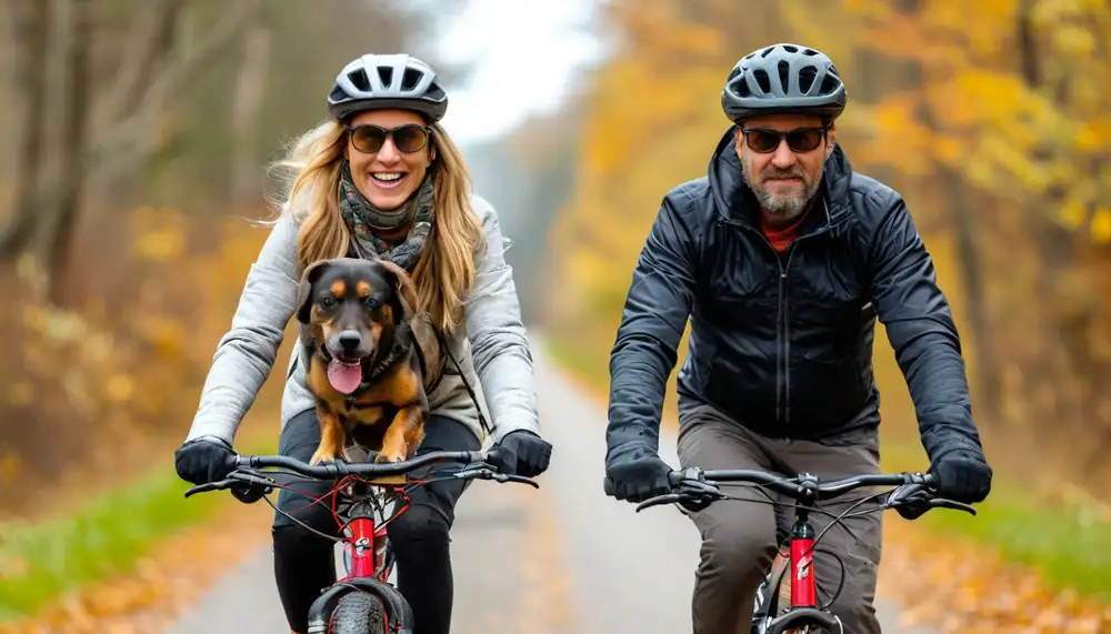 BubbyRider: собачье сиденье на велосипед