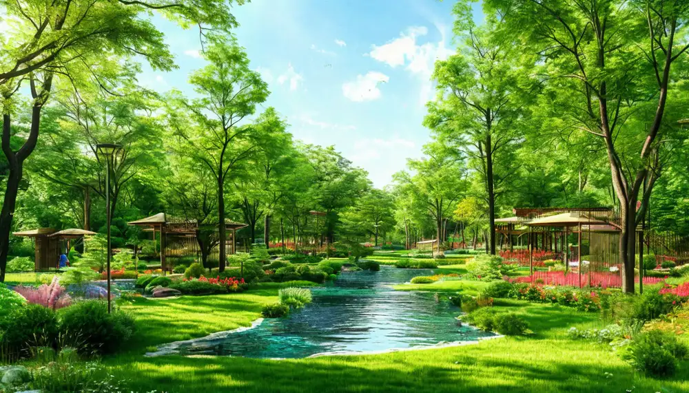 Частные парковые зоны: ландшафтный дизайн