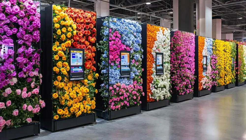 Цветочные вендинговые автоматы: перспективный бизнес
