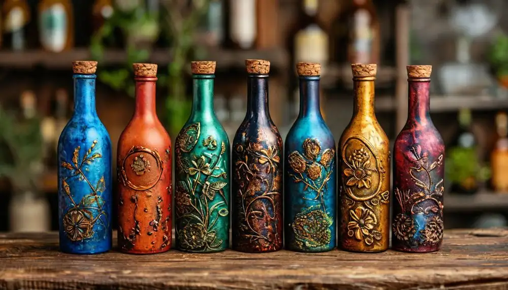 Декоративные бутылочные аксессуары