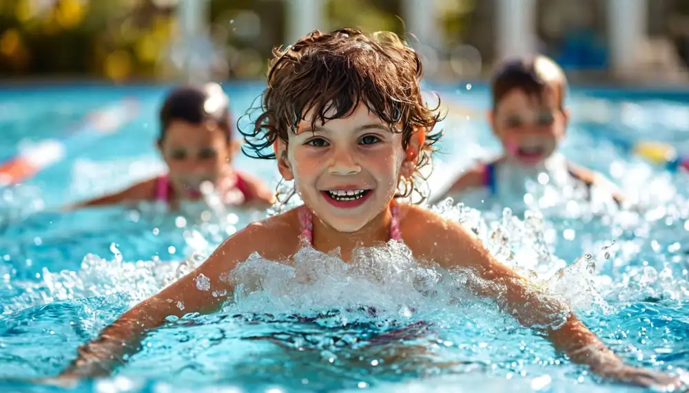 Детский бассейн с морской водой