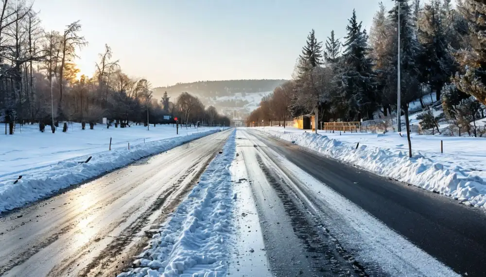 Инновационное дорожное покрытие с солью