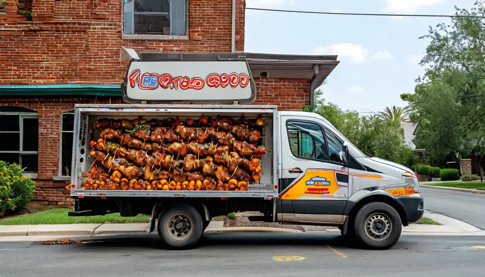 Доставка шашлыка на дом: заработок и реклама