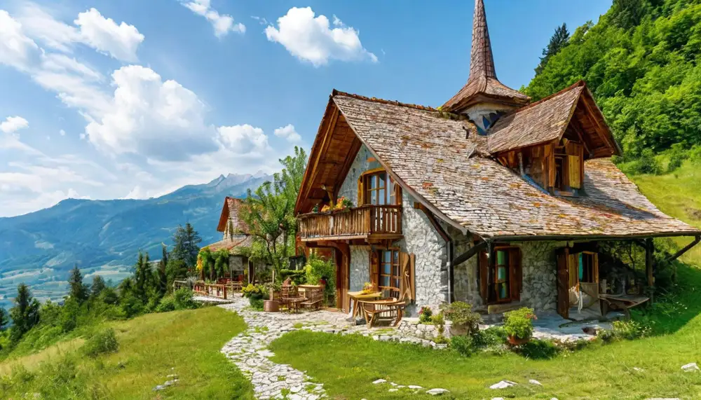 Экоотель из глины: сказочная атмосфера