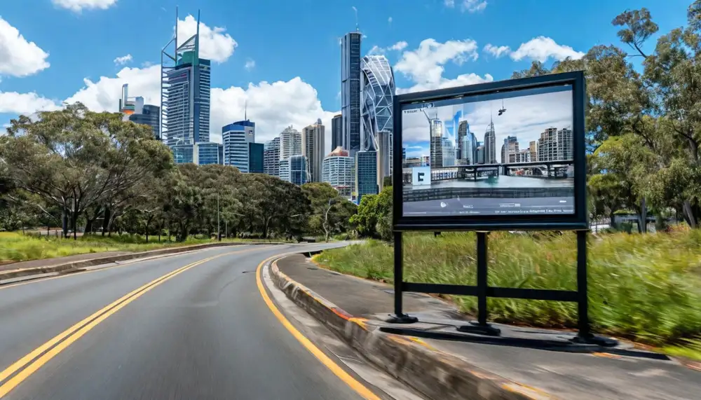 Электронная бумага на дорожных знаках