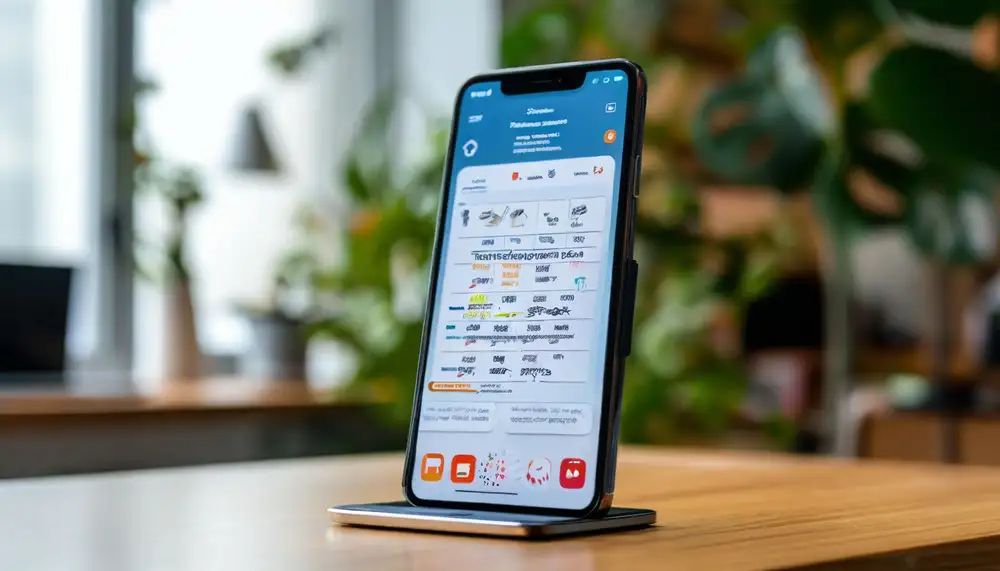 Электронный календарь на стене