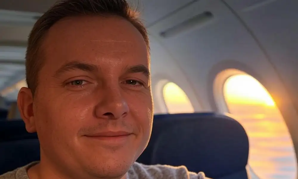 Фотосессия на борту самолета