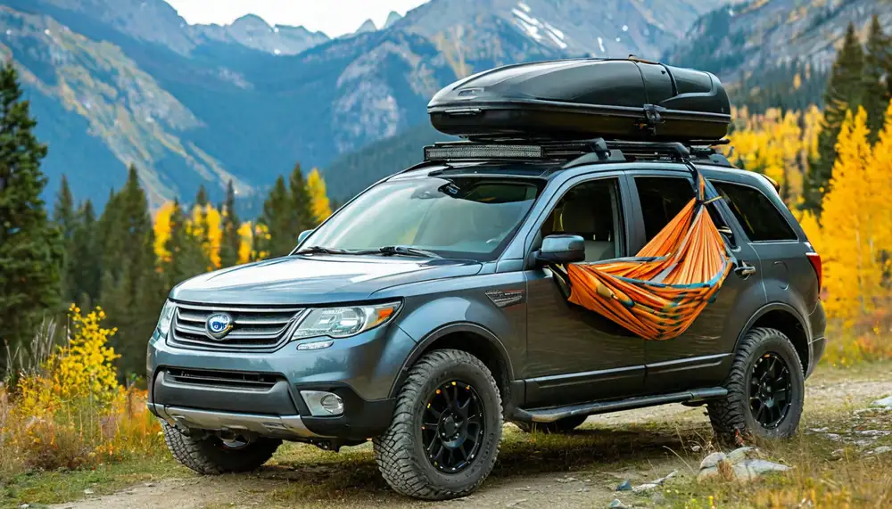 Гамак на крыше авто