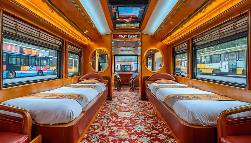 Гостиница из старых автобусов: креативный подход