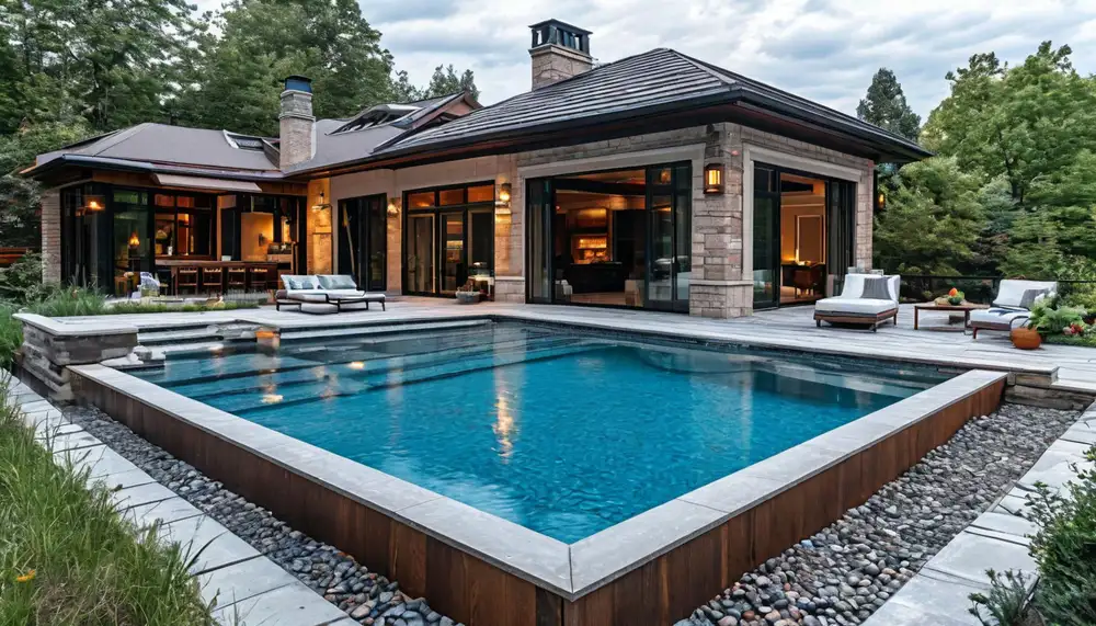 Hidden Water Pool: уникальный бассейн-трансформер