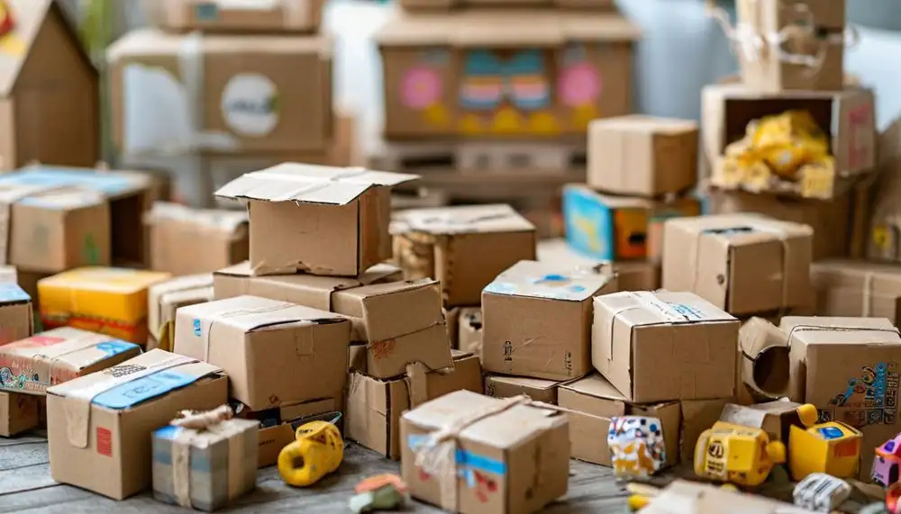 Игрушки из картонных коробок