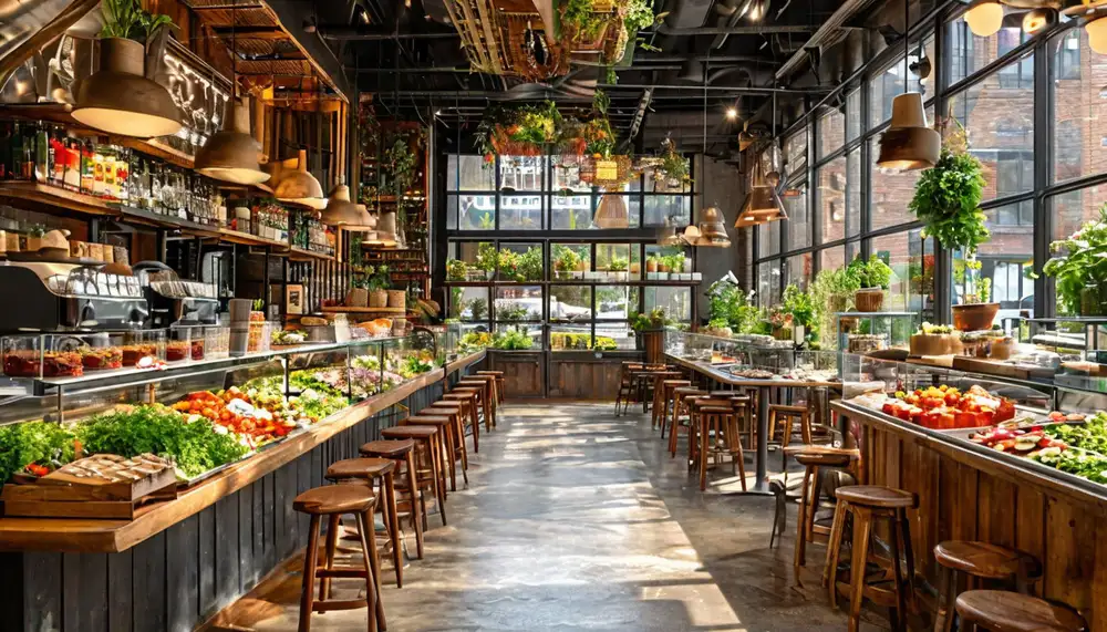 Кафе с салат-баром