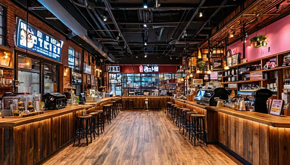 Кафе в стиле K-pop