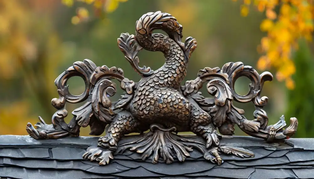 Кованый декор для крыши