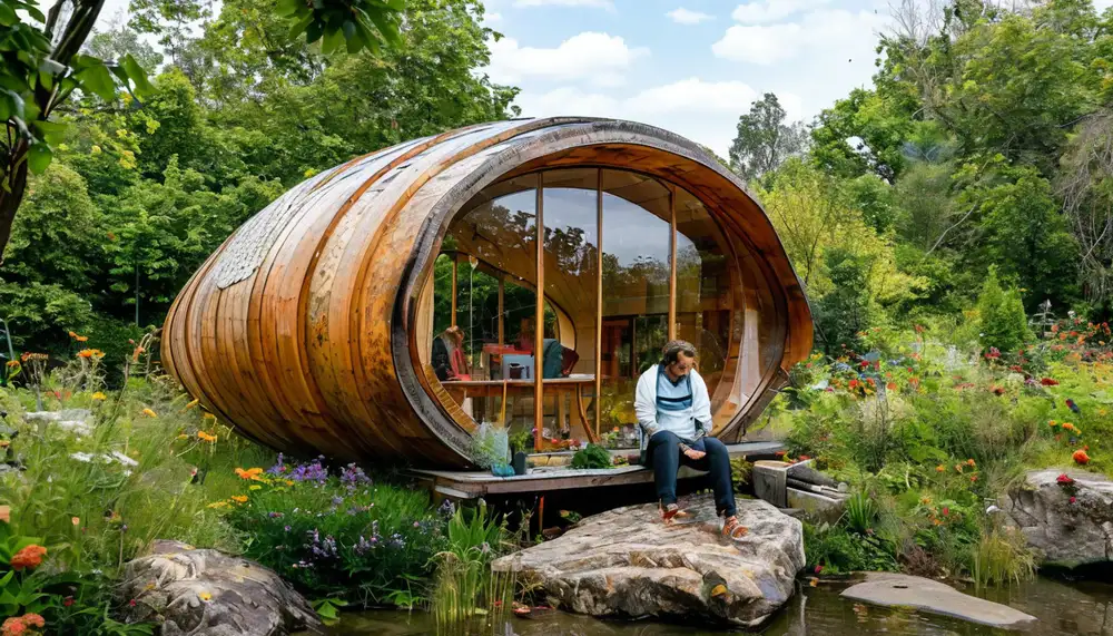 Лондонский павильон-вертушка: расслабление и энергетика