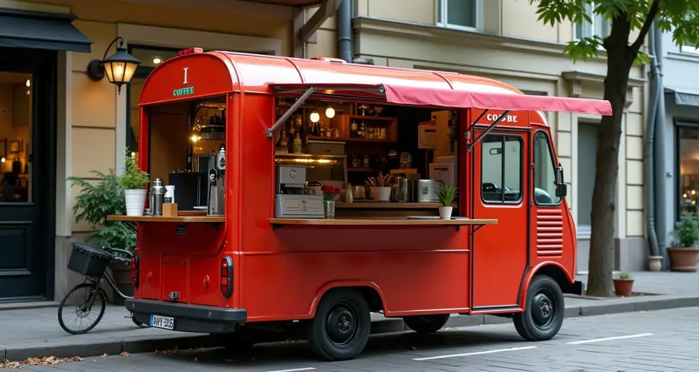 Мобильная кофейня – бизнес на колесах