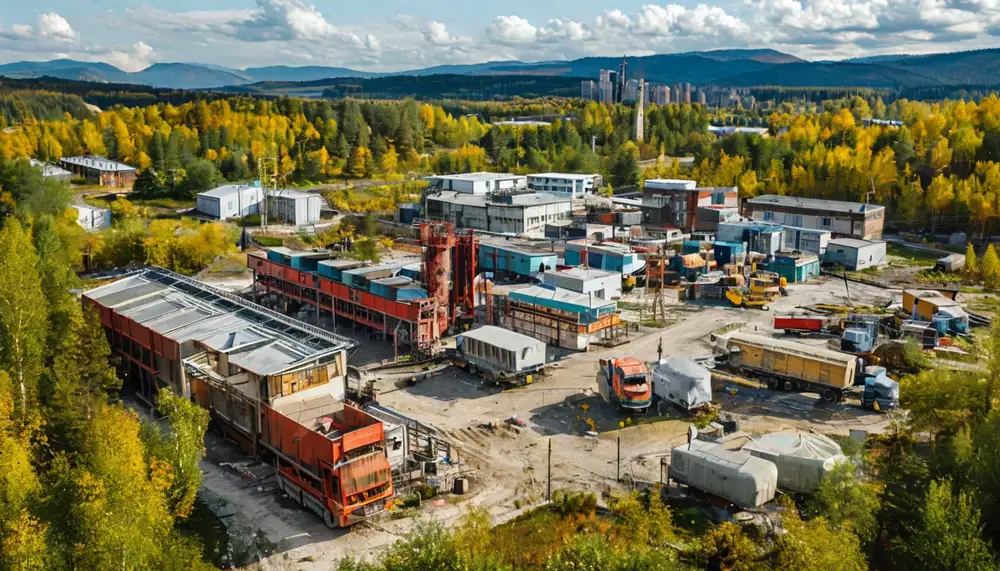 Мобильный бетонный завод