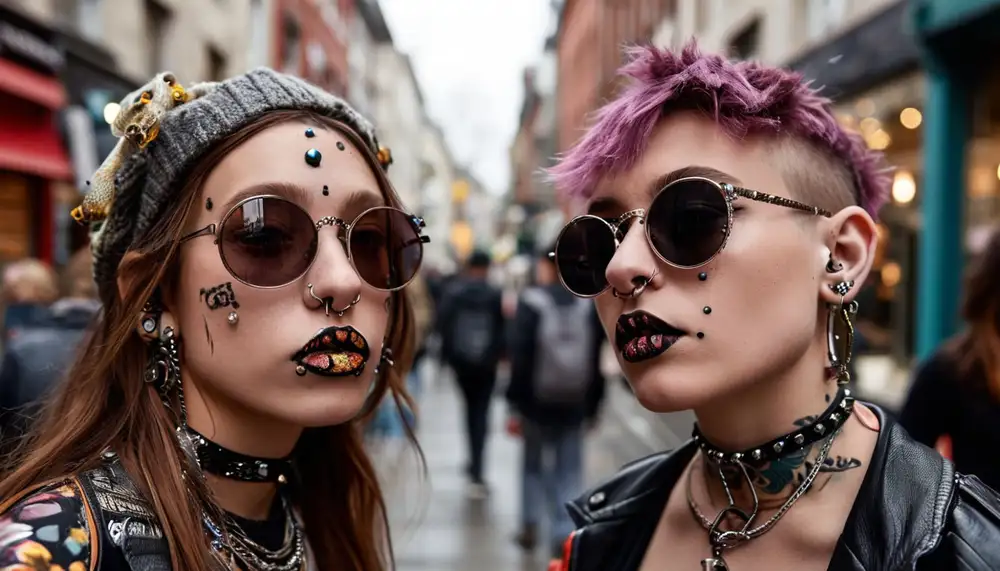 Молодежный бутик с пирсингом