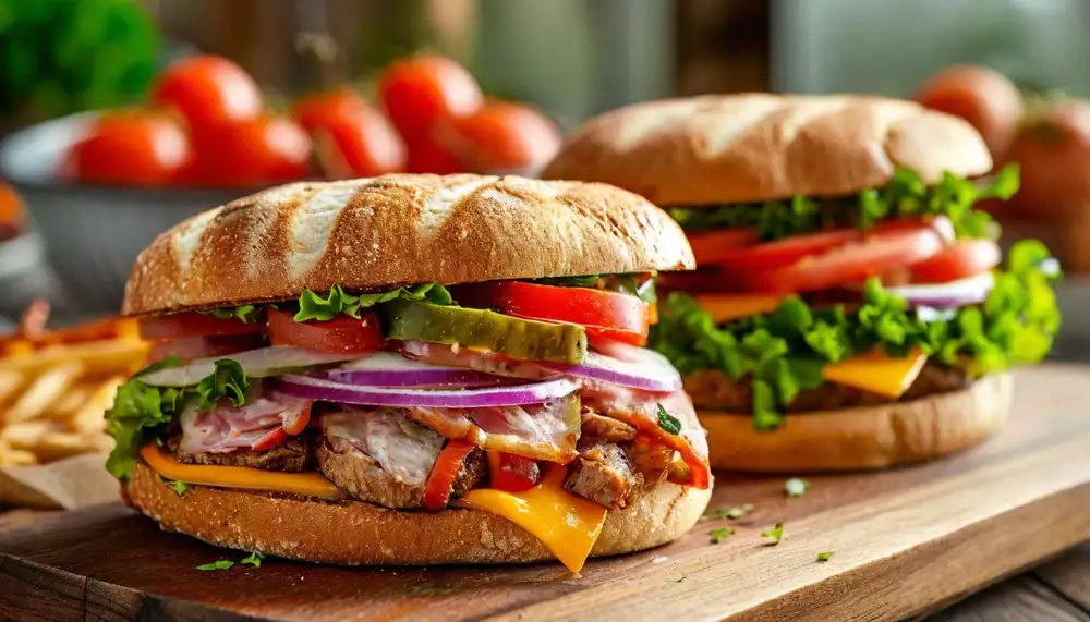 Музыкальные сэндвичи в ресторане