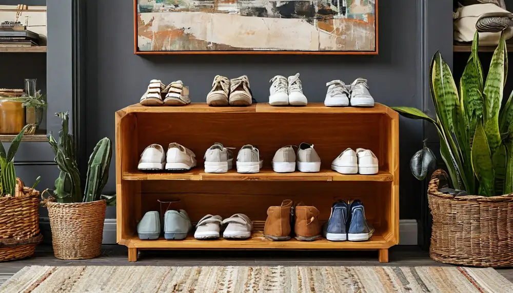 Необычная стойка для обуви