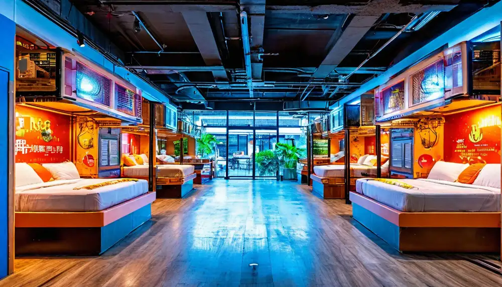 Неоновый хостел: новая бизнес-идея