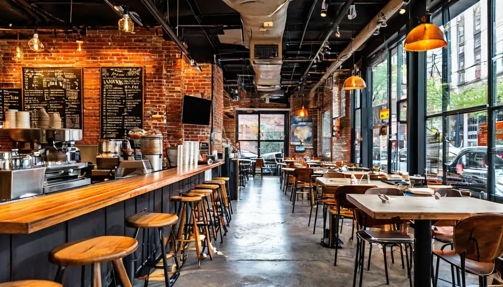 Нестандартное кафе в Нью-Йорке