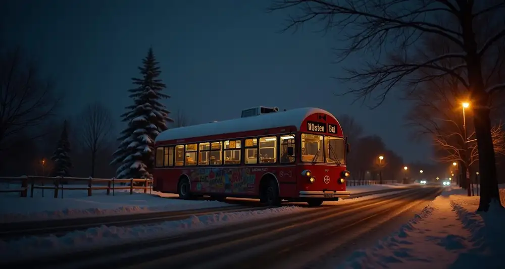 Ночлежка из автобусов: благотворительный проект