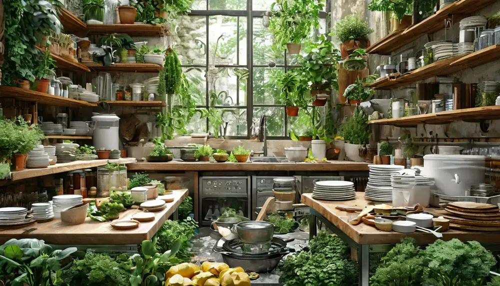 Одноразовая посуда из листьев