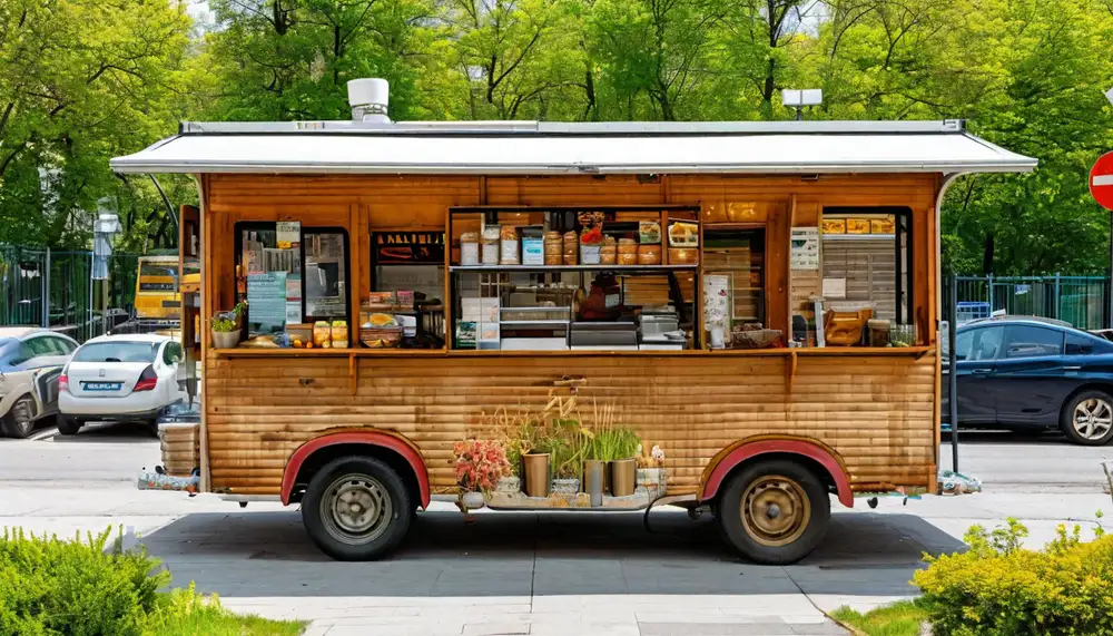 Открытие мобильного кафе