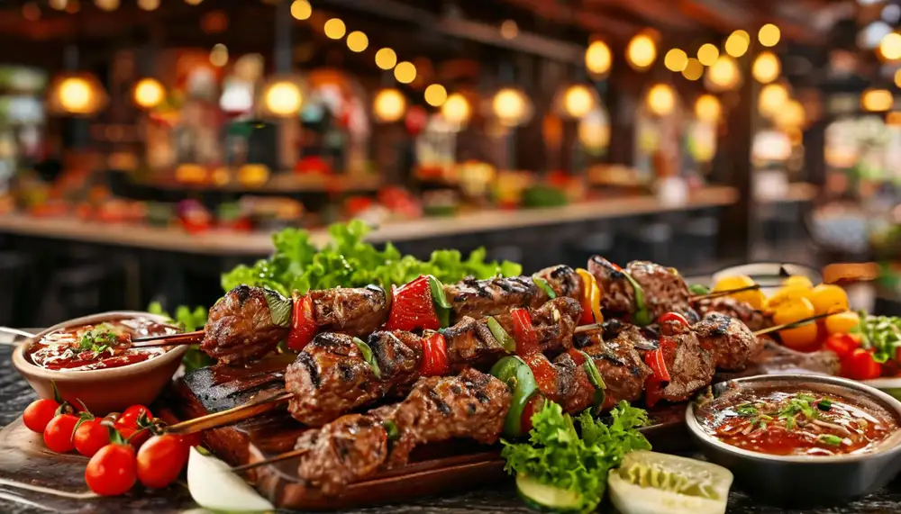 Открытие шашлычной кафе