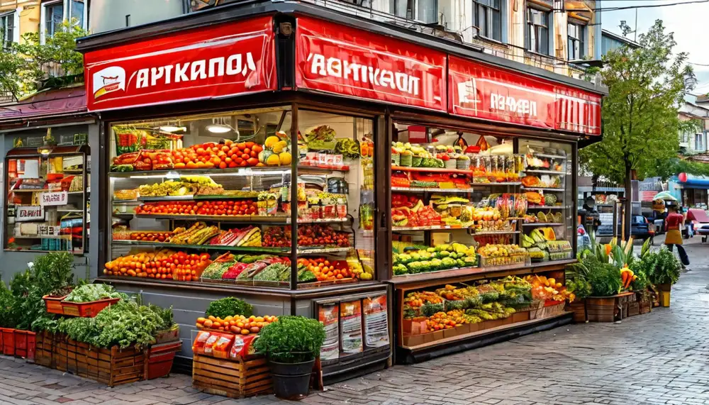 Овощной киоск: местоположение и ассортимент