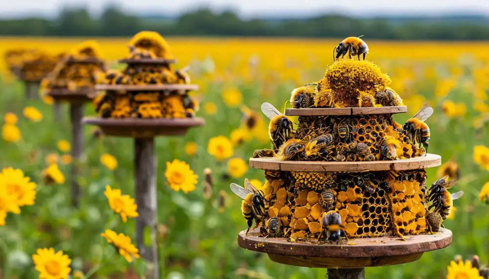 Пчелиный улей в городе