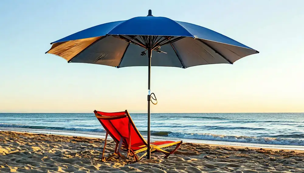 Пляжный электрозонт Powerbrella