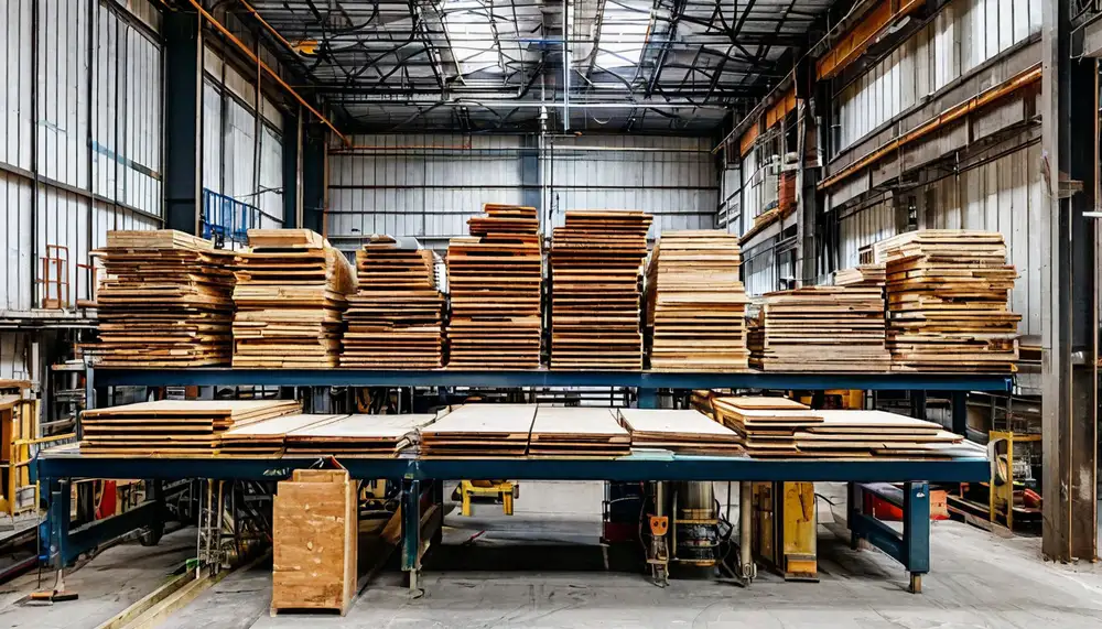 Производство фанеры: оборудование и технология