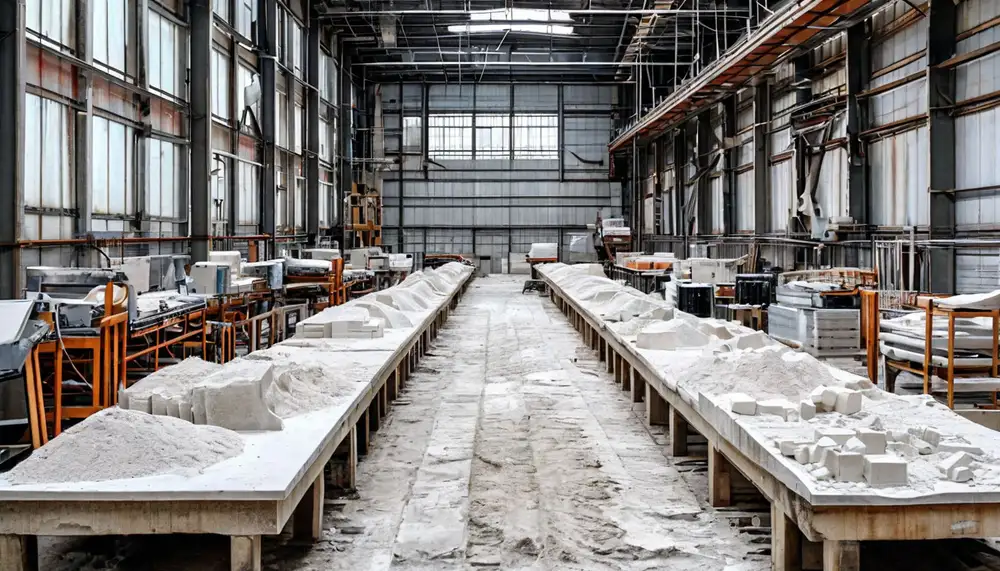 Производство гипса: категории и оборудование
