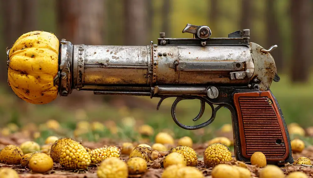 Производство картофельных пушек