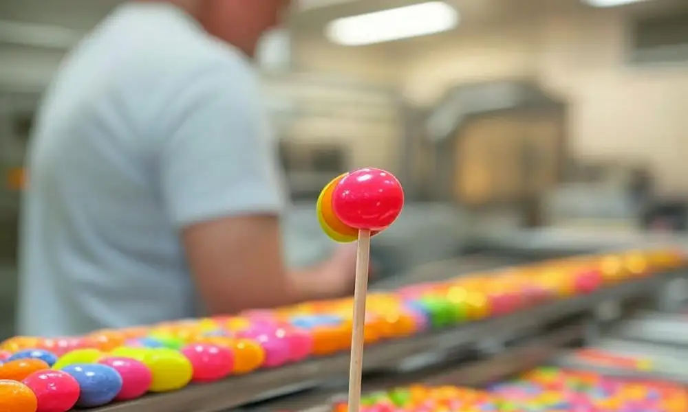 Производство леденцов на палочке
