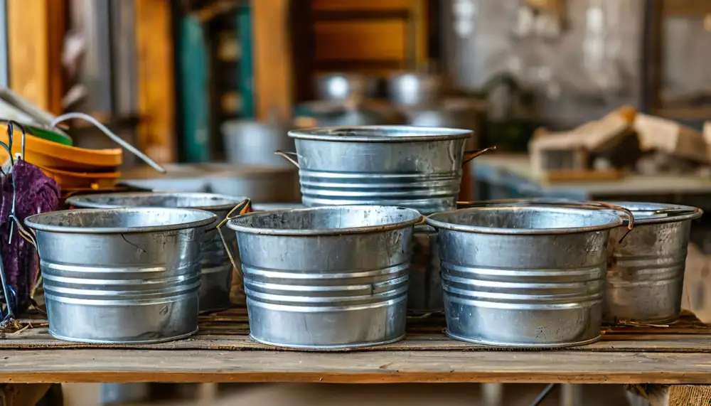 Производство оцинкованных ведер