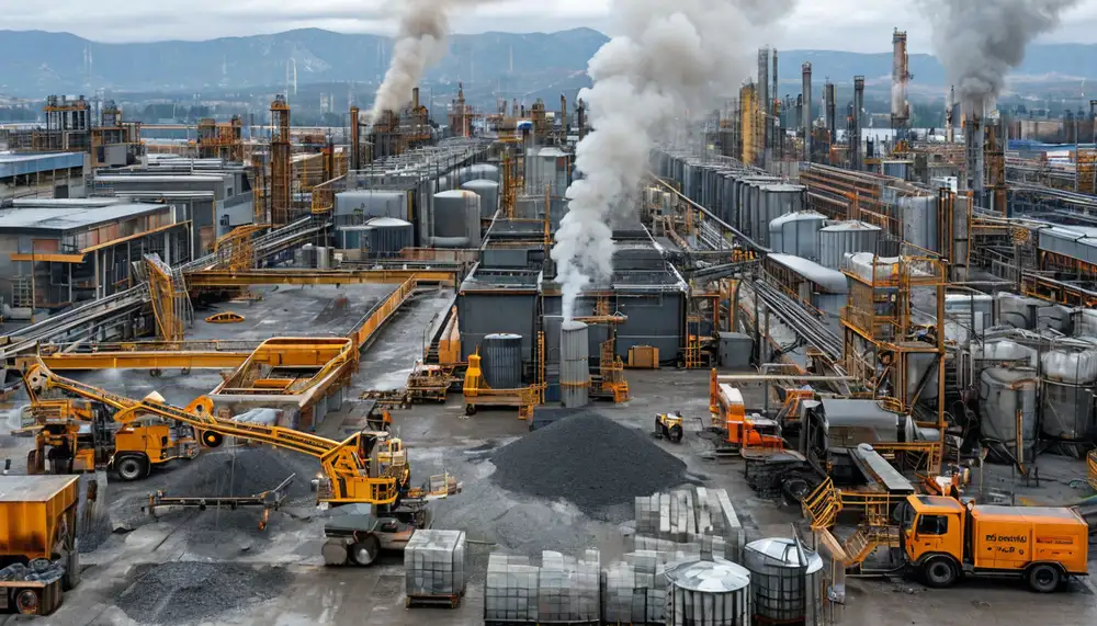 Производство пеностекла и металлов