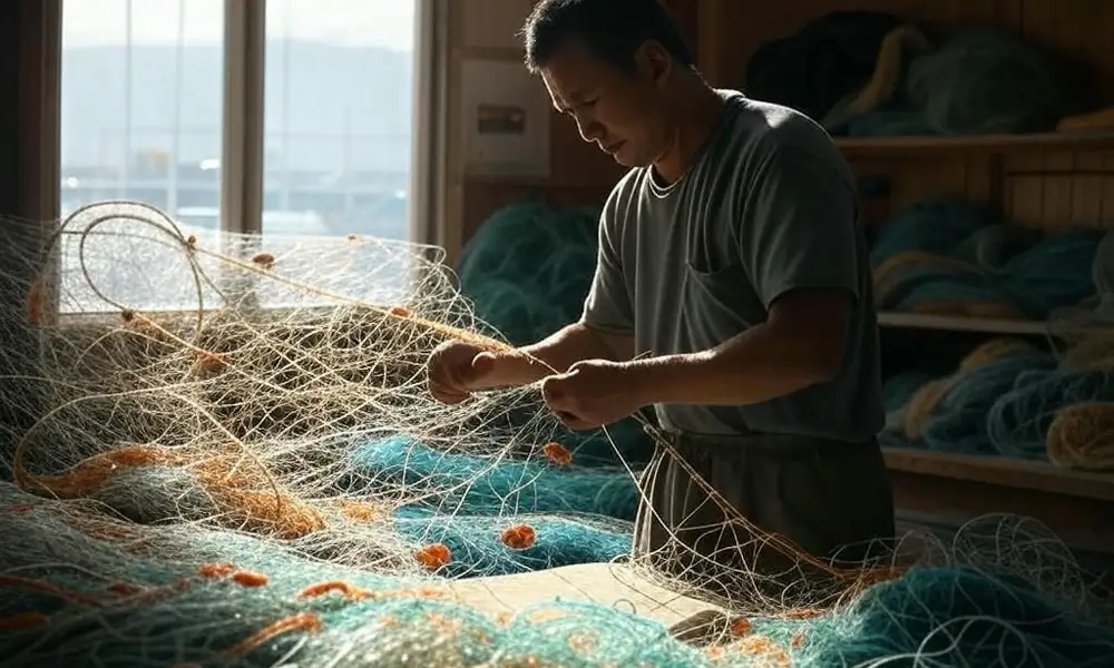 Производство рыболовных сетей