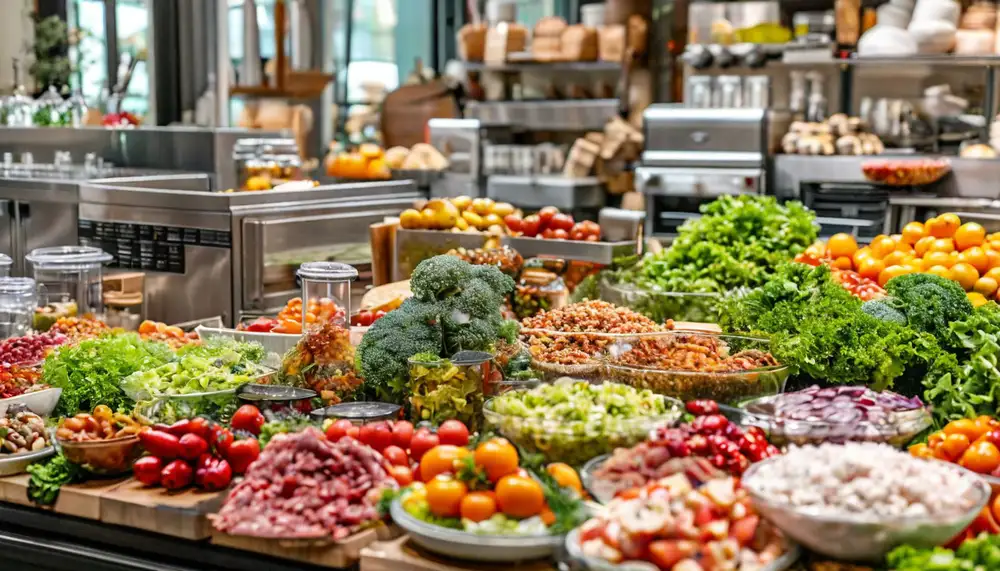 Производство салатов: свежесть и качество