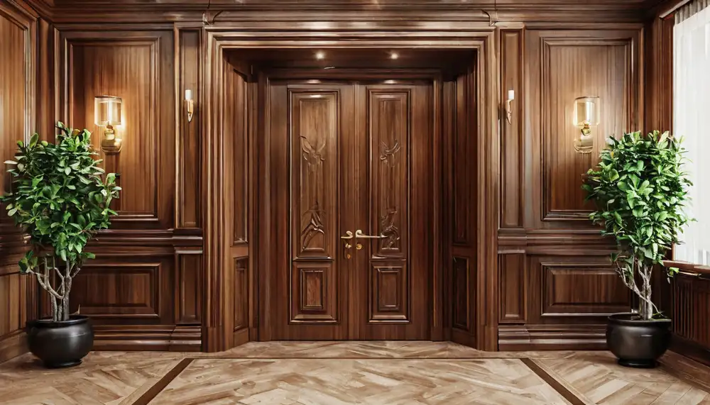 Производство шпонированных дверей: технология и оборудование