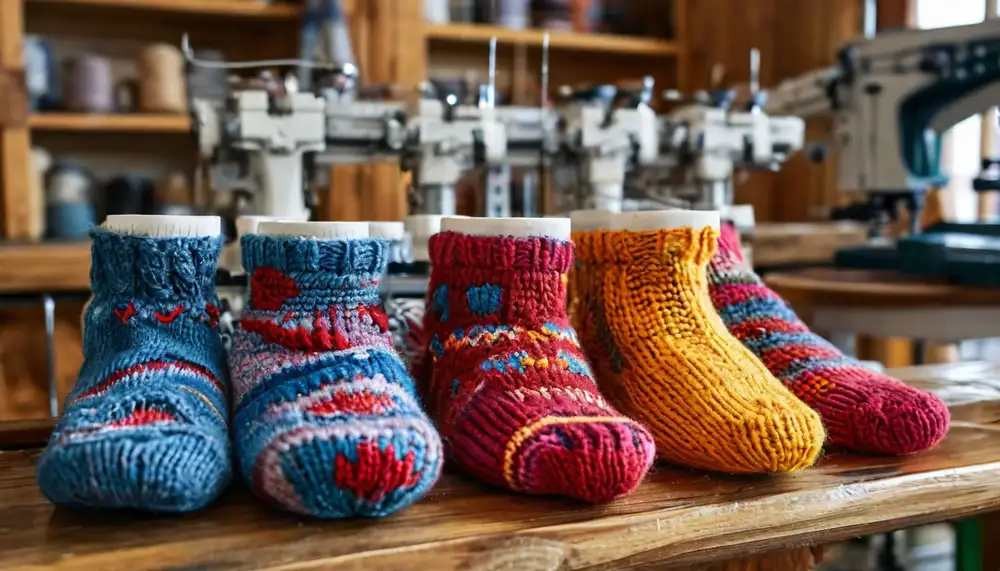 Производство вязаных носков: оборудование и стартовый капитал