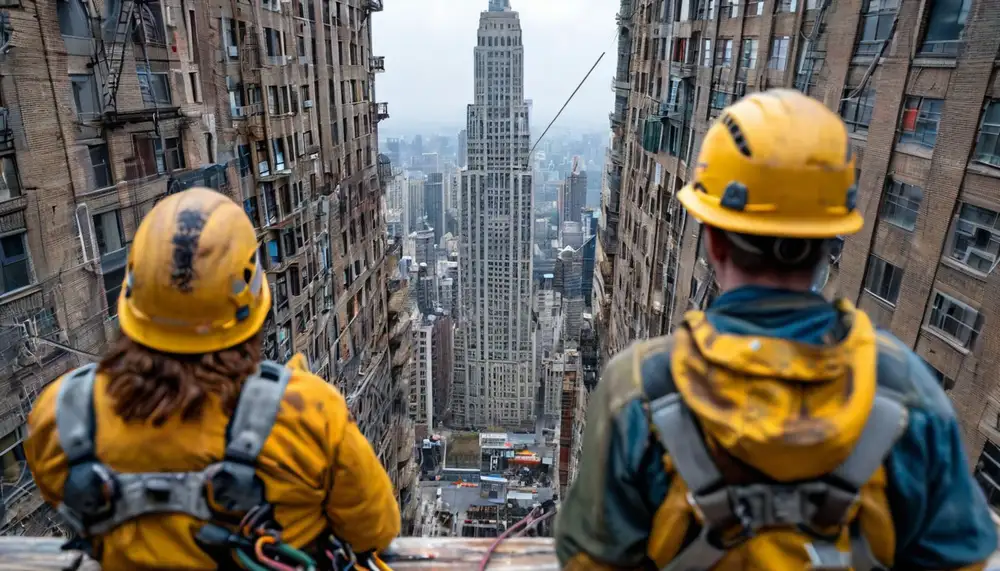 Промышленный альпинизм: команда и реклама