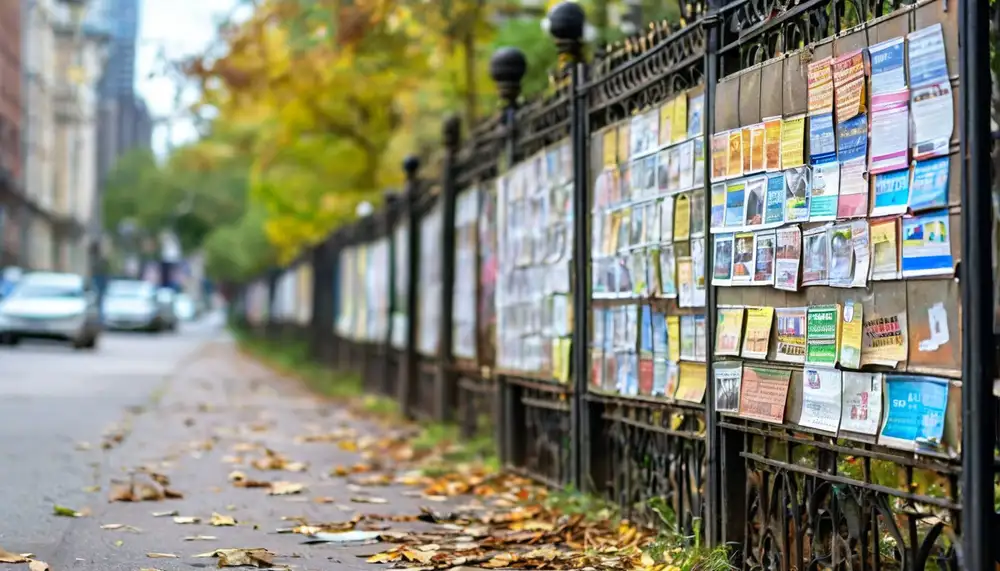Расклейка объявлений: схема и прибыльность