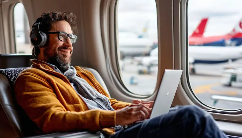 Развлечения в аэропорту и в полете